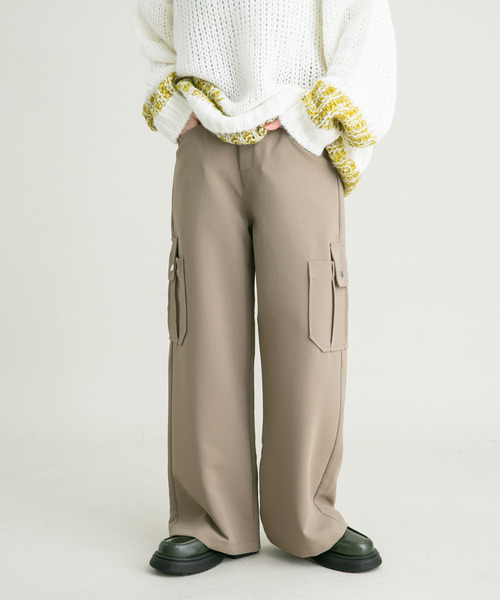KBF（ケイビーエフ）の「ワークディティールミリタリーパンツ（その他パンツ・レディース・チャコールグレー/カーキ・ONE）」の5枚目の写真