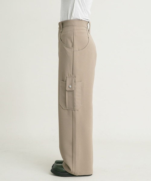 KBF（ケイビーエフ）の「ワークディティールミリタリーパンツ（その他パンツ・レディース・チャコールグレー/カーキ・ONE）」の13枚目の写真