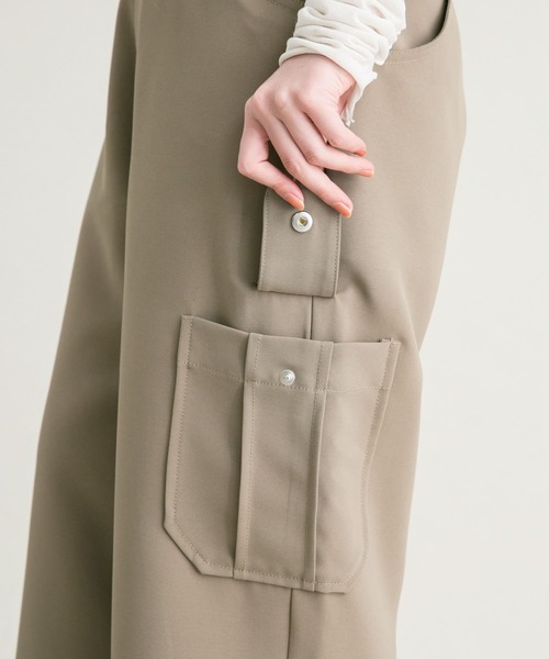 KBF（ケイビーエフ）の「ワークディティールミリタリーパンツ（その他パンツ・レディース・チャコールグレー/カーキ・ONE）」の17枚目の写真