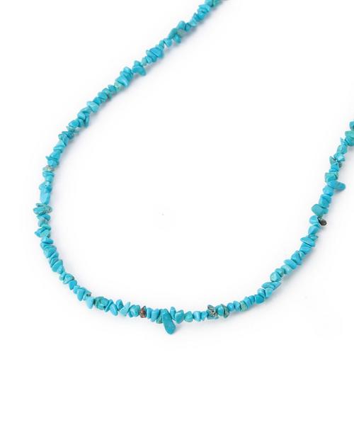 green label relaxing（グリーンレーベルリラクシング）の「TQ ネックレス 73（ネックレス・メンズ・ターコイズブルー・フリー）」の2枚目の写真
