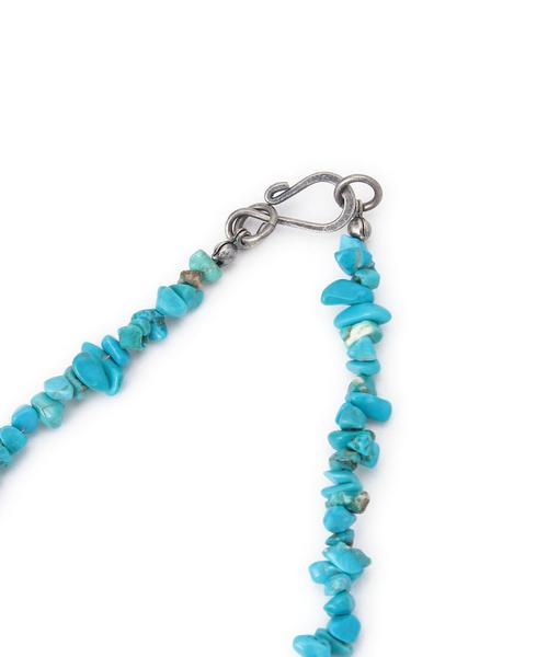 green label relaxing（グリーンレーベルリラクシング）の「TQ ネックレス 73（ネックレス・メンズ・ターコイズブルー・フリー）」の4枚目の写真
