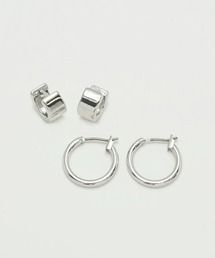 【GOLDY】フラット & ミニマル ライン 2ペア ピアス / 1201202 CS-2311※