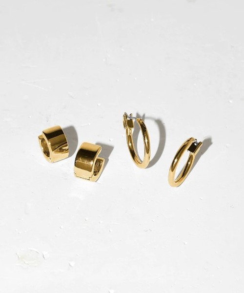 GOLDY（ゴールディ）の「【GOLDY】フラット ＆ ミニマル ライン 2ペア ピアス / 1201202 CS-2311※（ピアス（両耳用）・レディース・シルバー系その他/ゴールド/ゴールド系その他2/シルバー・FREE）」の16枚目の写真
