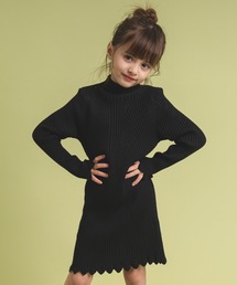 URBAN CHERRY（アーバンチェリー）の「ハイネックリブタイトミニニットワンピース（ワンピース・キッズ）」