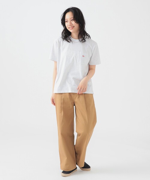 DANTON（ダントン）の「DANTON / SHORT SLEEVE POCKET T-SHIRT PLAIN（S～M）（Tシャツ/カットソー・レディース・ブラック/ブラウン系その他2/ホワイト/ブルー系その他/オレンジ系その他4/パープル/ダークグリーン/ホワイト系その他7・MEDIUM/SMALL）」の15枚目の写真