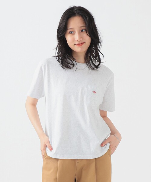 DANTON（ダントン）の「DANTON / SHORT SLEEVE POCKET T-SHIRT PLAIN（S～M）（Tシャツ/カットソー・レディース・ブラック/ブラウン系その他2/ホワイト/ブルー系その他/オレンジ系その他4/パープル/ダークグリーン/ホワイト系その他7・MEDIUM/SMALL）」の17枚目の写真