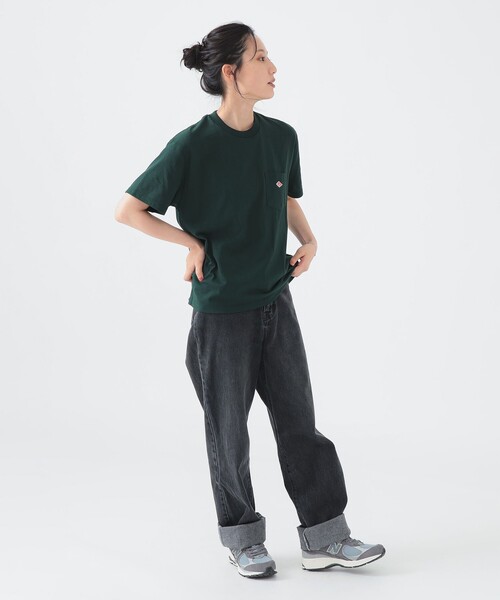 DANTON（ダントン）の「DANTON / SHORT SLEEVE POCKET T-SHIRT PLAIN（S～M）（Tシャツ/カットソー・レディース・ブラック/ブラウン系その他2/ホワイト/ブルー系その他/オレンジ系その他4/パープル/ダークグリーン/ホワイト系その他7・MEDIUM/SMALL）」の22枚目の写真