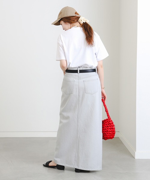 DANTON（ダントン）の「DANTON / SHORT SLEEVE POCKET T-SHIRT PLAIN（S～M）（Tシャツ/カットソー・レディース・ブラック/ブラウン系その他2/ホワイト/ブルー系その他/オレンジ系その他4/パープル/ダークグリーン/ホワイト系その他7・MEDIUM/SMALL）」の13枚目の写真