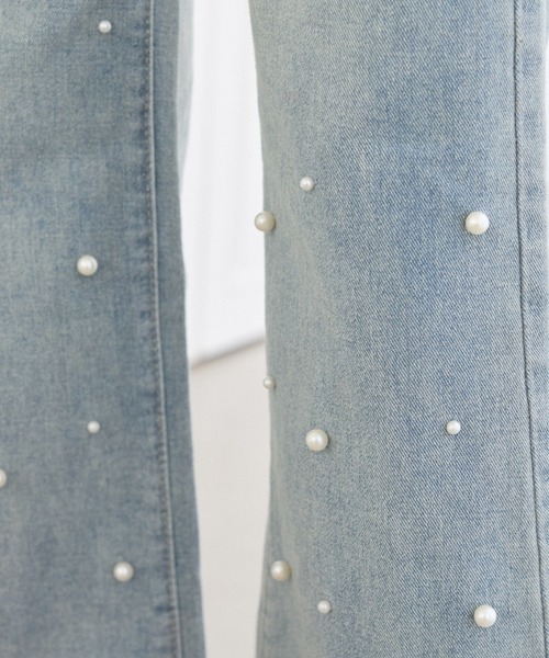 paravion（パラビオン）の「パールデニムパンツ（デニムパンツ・レディース・ライトブルー・MEDIUM/SMALL/LARGE）」の13枚目の写真