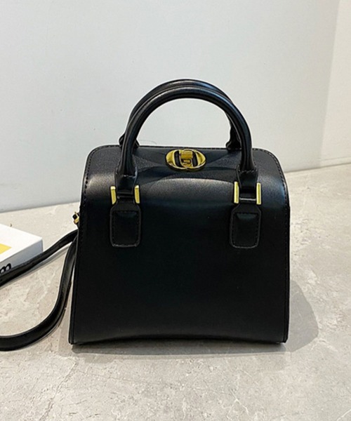 florist(フローリスト)の「【2WAY/3WAY】ヴィーガンレザーケーキボックス型ハンドバッグ/ショルダーバッグ(ハンドバッグ・レディース・ワインレッド/ブラック/ブラウン/ホワイト・FREE)」の21枚目の写真