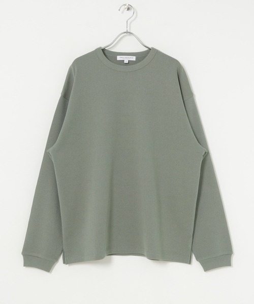 URBAN RESEARCH（アーバンリサーチ）の「『UR TECH』 度詰めワッフルロングスリーブ（Tシャツ/カットソー・メンズ・チャコールグレー/オフホワイト/ベージュ系その他/グリーン系その他・LARGE/X-LARGE/SMALL/MEDIUM）」の22枚目の写真