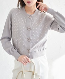 tocco closet（トッコ　クローゼット）の「【ZOZO限定】ドットカーディガン（カーディガン/ボレロ）」