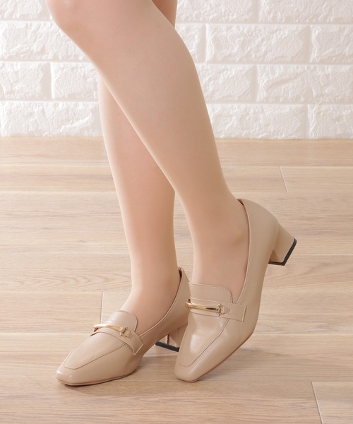 セール】メタリックバー付き スクエア チャンキー クラシカル