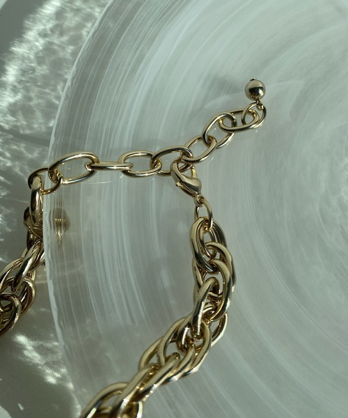 DouDou（ドゥドゥ）の「スクリューチェーンネックレス（ネックレス・レディース・シルバー/ゴールド・FREE）」の8枚目の写真