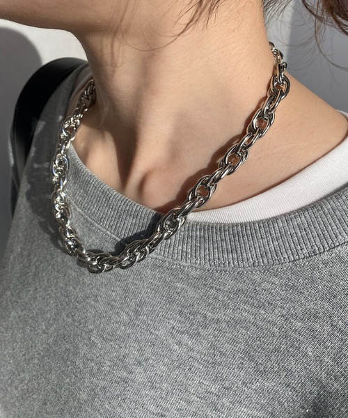 DouDou（ドゥドゥ）の「スクリューチェーンネックレス（ネックレス・レディース・シルバー/ゴールド・FREE）」の10枚目の写真