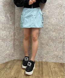 axes femme POETIQUE（アクシーズファムポエティック）の「カーゴミニスカート（スカート）」