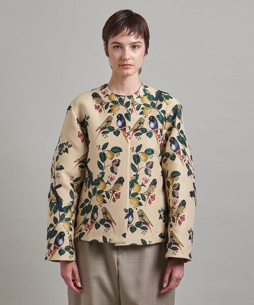 Loeff LOEFF(ロエフ)の「<LOEFF>オリエンタル ジャカード ジャケット(ノーカラージャケット)」 - WEAR