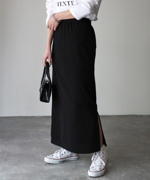 Riberry(リベリー)の「ラメタイトスカート(スカート・レディース・ブラック×シルバー/シルバー/ブラック・FREE)」の7枚目の写真