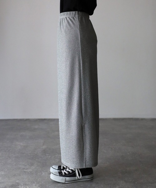 Riberry(リベリー)の「ラメタイトスカート(スカート・レディース・ブラック×シルバー/シルバー/ブラック・FREE)」の20枚目の写真