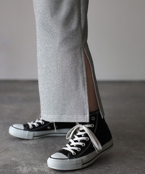 Riberry(リベリー)の「ラメタイトスカート(スカート・レディース・ブラック×シルバー/シルバー/ブラック・FREE)」の22枚目の写真