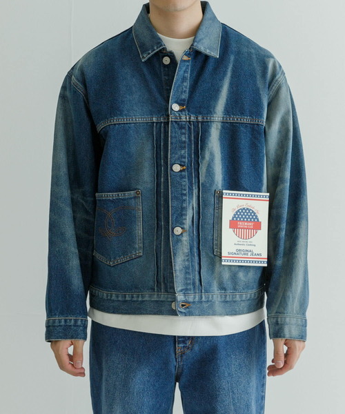 FREEMANS SPORTING CLUB（フリーマンズ スポーティング クラブ）の「FREEMANS SPORTING CLUB　LONGRIDGE JEAN JACKET（デニムジャケット・メンズ・ライトインディゴブルー・MEDIUM/LARGE）」の8枚目の写真