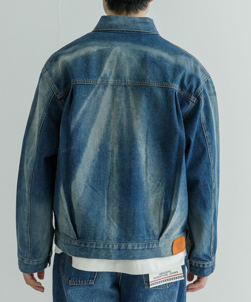 FREEMANS SPORTING CLUB（フリーマンズ スポーティング クラブ）の「FREEMANS SPORTING CLUB　LONGRIDGE JEAN JACKET（デニムジャケット・メンズ・ライトインディゴブルー・MEDIUM/LARGE）」の10枚目の写真