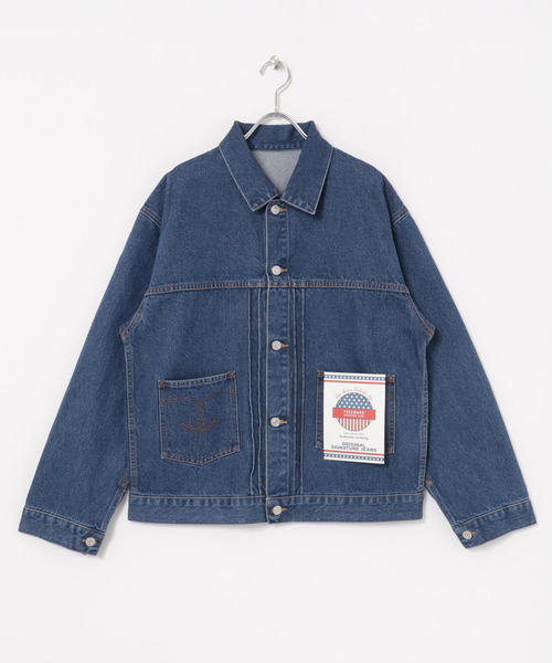 FREEMANS SPORTING CLUB（フリーマンズ スポーティング クラブ）の「FREEMANS SPORTING CLUB　LONGRIDGE JEAN JACKET（デニムジャケット・メンズ・ライトインディゴブルー・MEDIUM/LARGE）」の2枚目の写真