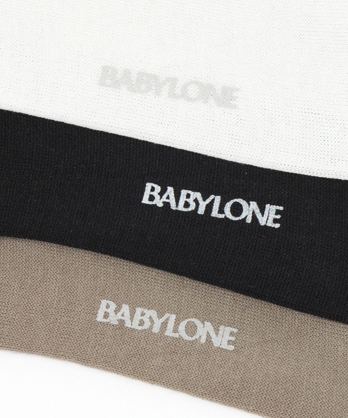 BABYLONE（バビロン）の「リブハイソックス（ソックス/靴下・レディース・ブラック/サンドグレー/ホワイト・FREE）」の11枚目の写真