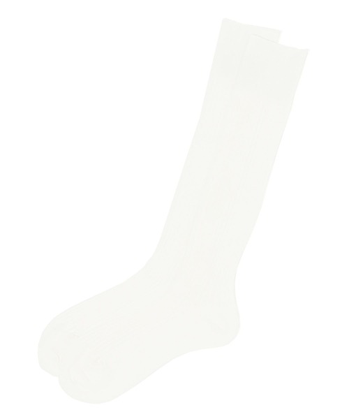 BABYLONE（バビロン）の「リブハイソックス（ソックス/靴下・レディース・ブラック/サンドグレー/ホワイト・FREE）」の13枚目の写真