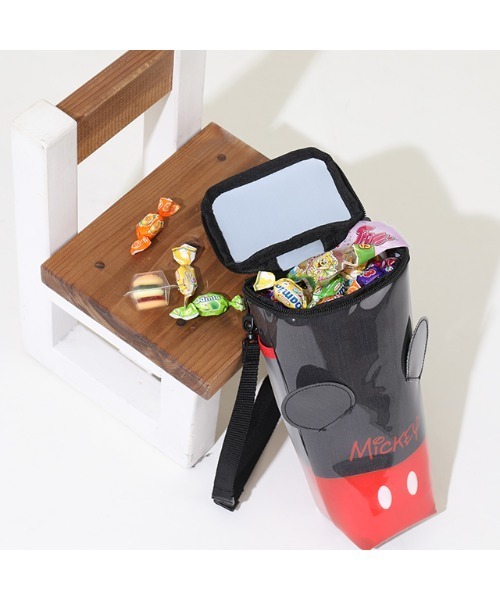 Disney（ディズニー）の「ディズニー マルチケース 9234（ショルダーバッグ・レディース・ブラック×レッド/その他9・F）」の13枚目の写真