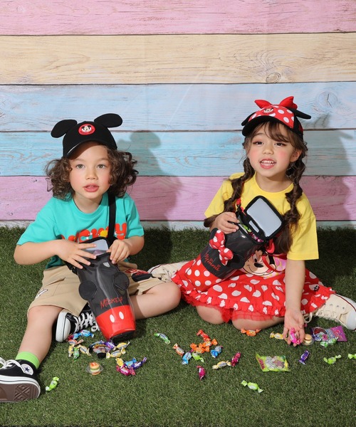 Disney（ディズニー）の「ディズニー マルチケース 9234（ショルダーバッグ・レディース・ブラック×レッド/その他9・F）」の3枚目の写真