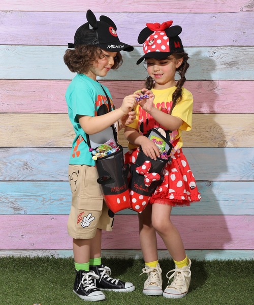 Disney（ディズニー）の「ディズニー マルチケース 9234（ショルダーバッグ・レディース・ブラック×レッド/その他9・F）」の4枚目の写真