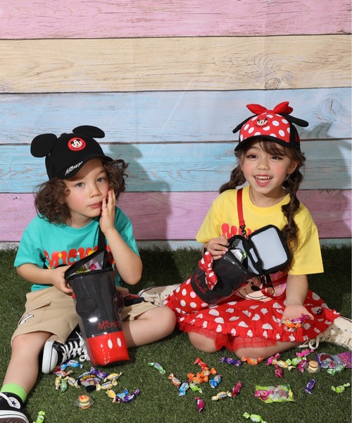 Disney（ディズニー）の「ディズニー マルチケース 9234（ショルダーバッグ・レディース・ブラック×レッド/その他9・F）」の6枚目の写真