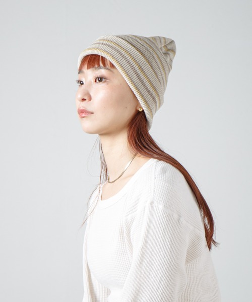 未使用タグ付き‼️HLT Boucle Knit Cap ecru