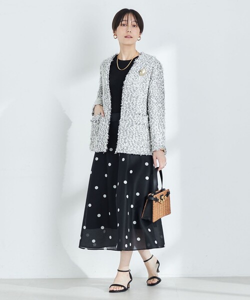 新品未使用　ノーリーズ　BISHU JAPAN カラミフラッグVネックジャケット NOLLEY'S（ノーリーズ）の「BISHU JAPAN カラミフラッグVネック