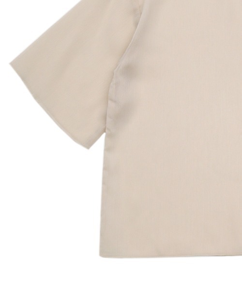 select MOCA（セレクトモカ）の「2WAYネックデザイン楊柳ブラウス（シャツ/ブラウス・レディース・ライトグリーン/ネイビー/アイボリー・FREE）」の16枚目の写真