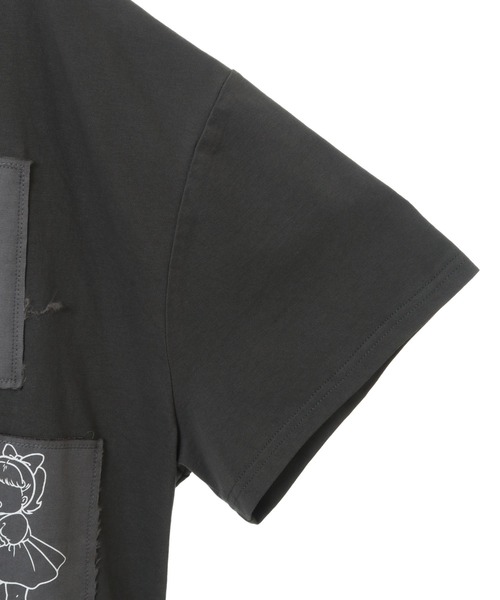 Candy Stripper（キャンディストリッパー）の「FREAK FRIENDS PATCH Tシャツ（Tシャツ/カットソー・レディース・ブラック/チャコール・2）」の21枚目の写真