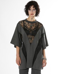 PRANK PROJECT | 【24SUMMER PRE ORDER】ピグメントレーストップ / Pigment Lace Top(Tシャツ/カットソー)