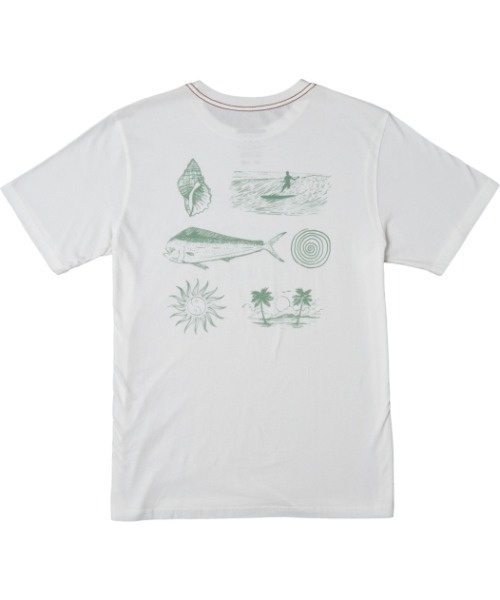 RVCA(ルーカ)の「RVCA メンズ 【HAWAII】 DORADO SS Tシャツ 【2024年春夏モデル】/ルーカ半袖バックプリントTシャツ(Tシャツ/カットソー・メンズ・オリーブ/オフホワイト・X-LARGE/LARGE/MEDIUM/SMALL)」の4枚目の写真