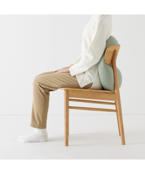 無印良品(ムジルシリョウヒン)の「背当てにもなるひんやりマルチクッション 55×40×20cm(クッション/クッションカバー・メンズ・ライトグレー/ミント/ライトブルー・FREE)」の12枚目の写真