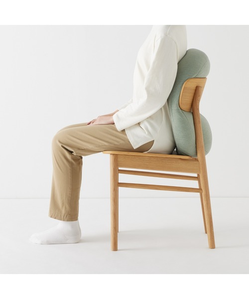 無印良品(ムジルシリョウヒン)の「背当てにもなるひんやりマルチクッション 55×40×20cm(クッション/クッションカバー・メンズ・ライトグレー/ミント/ライトブルー・FREE)」の13枚目の写真