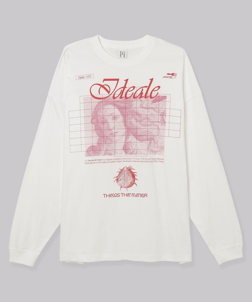 THINGS THAT MATTER（シングス ザット マター）の「【ZOZO限定復刻商品】VENUS LONG SLEEVE T-SHIRT / ヴィーナスロングスリーブTシャツ（Tシャツ/カットソー・レディース・ホワイト/グリーン/チャコールグレー・FREE）」の7枚目の写真
