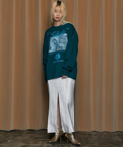 THINGS THAT MATTER（シングス ザット マター）の「【ZOZO限定復刻商品】VENUS LONG SLEEVE T-SHIRT / ヴィーナスロングスリーブTシャツ（Tシャツ/カットソー・レディース・ホワイト/グリーン/チャコールグレー・FREE）」の17枚目の写真