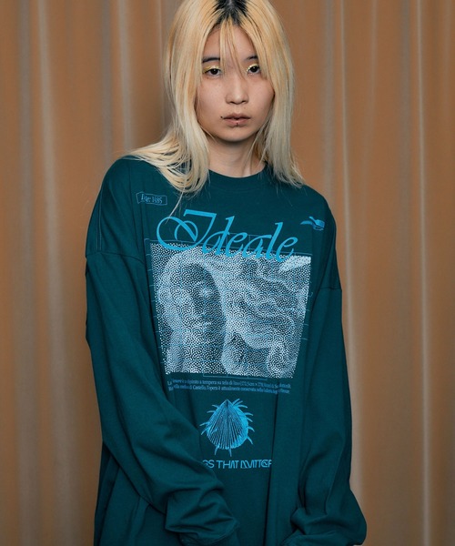 THINGS THAT MATTER（シングス ザット マター）の「【ZOZO限定復刻商品】VENUS LONG SLEEVE T-SHIRT / ヴィーナスロングスリーブTシャツ（Tシャツ/カットソー・レディース・ホワイト/グリーン/チャコールグレー・FREE）」の16枚目の写真
