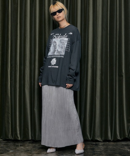 THINGS THAT MATTER（シングス ザット マター）の「【ZOZO限定復刻商品】VENUS LONG SLEEVE T-SHIRT / ヴィーナスロングスリーブTシャツ（Tシャツ/カットソー・レディース・ホワイト/グリーン/チャコールグレー・FREE）」の10枚目の写真