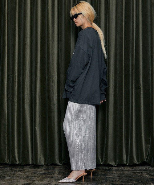 THINGS THAT MATTER（シングス ザット マター）の「【ZOZO限定復刻商品】VENUS LONG SLEEVE T-SHIRT / ヴィーナスロングスリーブTシャツ（Tシャツ/カットソー・レディース・ホワイト/グリーン/チャコールグレー・FREE）」の11枚目の写真