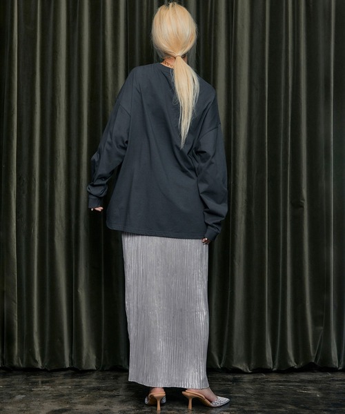 THINGS THAT MATTER（シングス ザット マター）の「【ZOZO限定復刻商品】VENUS LONG SLEEVE T-SHIRT / ヴィーナスロングスリーブTシャツ（Tシャツ/カットソー・レディース・ホワイト/グリーン/チャコールグレー・FREE）」の12枚目の写真