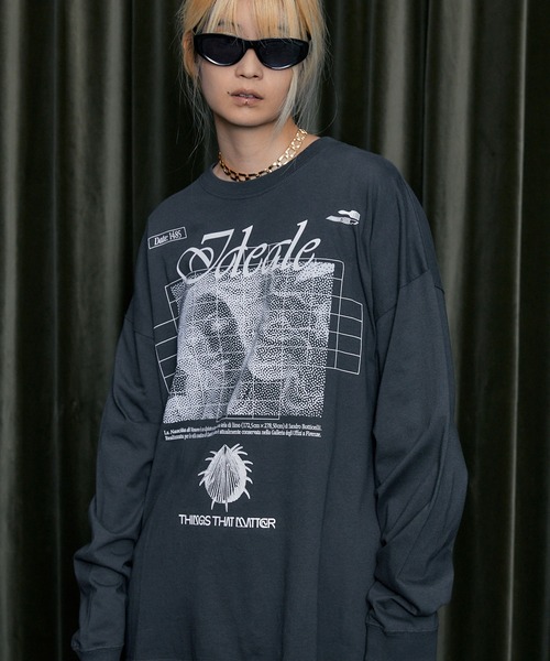THINGS THAT MATTER（シングス ザット マター）の「【ZOZO限定復刻商品】VENUS LONG SLEEVE T-SHIRT / ヴィーナスロングスリーブTシャツ（Tシャツ/カットソー・レディース・ホワイト/グリーン/チャコールグレー・FREE）」の9枚目の写真