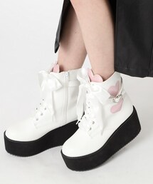 厚底ウェッジハートブーツ 24SS