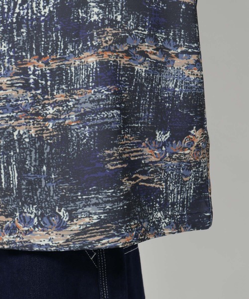 niko and...（ニコアンド）の「オープンカラー総柄シャツ（シャツ/ブラウス・メンズ・ブルー/アイボリー/ベージュ・LARGE/MEDIUM）」の8枚目の写真